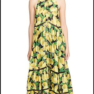 Farm Rio Lemon Midi Dress - Size M